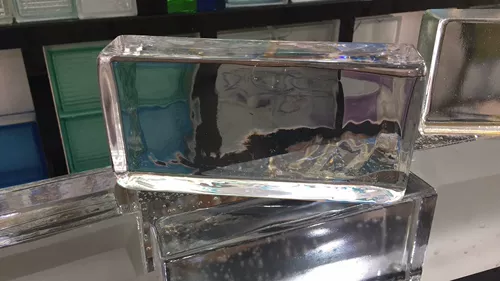 Твердый стеклянный кирпичный стеклянный кирпичный перегород