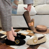 Зимняя флисовая обувь на платформе, популярно в интернете, коллекция 2022, большой размер