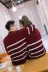 18 mùa thu và mùa đông áo thun áo len cao cổ áo Hàn Quốc thanh niên giản dị những người yêu thích mới dài tay sinh viên nam giới và phụ nữ áo len áo len tăm dài tay Cặp đôi áo len