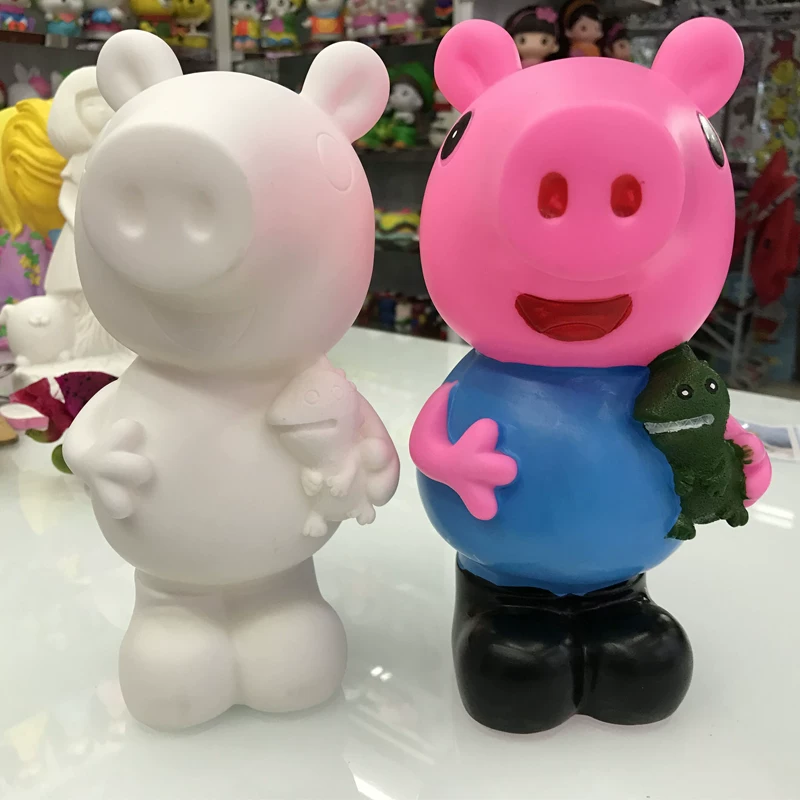 Кукла, раскраска, размалёванная игрушка пластик, DIY, детское ручное diy, копилка