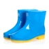 Chính hãng đôi tiền đơn lớp nam giày không thấm nước ống ngắn mưa khởi động ủng cao su mưa khởi động non-slip mang giày mưa giày gân dưới