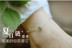 Thời trang Hàn Quốc đồ trang sức 925 sterling bạc vòng chân nữ đơn giản đa năng tình yêu rỗng tinh tế bóng chuyển hạt chân đồ trang trí Vòng chân