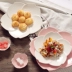 Nhật Bản lãng mạn gốm sứ bộ đồ ăn sáng tấm trái cây thức ăn phương Tây bít tết xương Trung Quốc món ăn dấm món tráng miệng - Đồ ăn tối