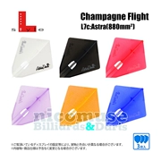 Sản xuất tại Nhật Bản L-Style L7 ASTRA Màu sắc cố định Cánh phi tiêu Đuôi có hình chiếc lá phi tiêu - Darts / Table football / Giải trí trong nhà