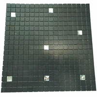 15 черного рисунка+стеклянный бриллиант