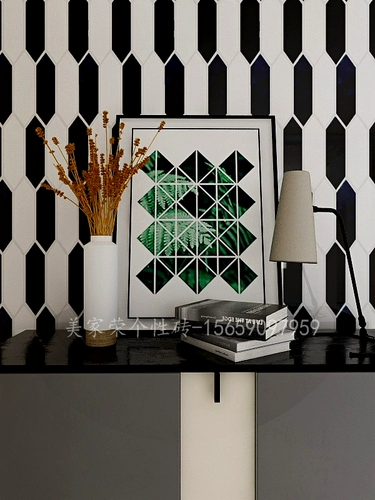 Нордическая минималистская стрелка -керамическая мозаичная фоновая наклейка крыльца наклейка современная минималистская кухонная туалетная плитка