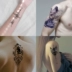 Một 10 dán hình xăm không thấm nước nam giới và phụ nữ Hàn Quốc kéo dài 3d mô phỏng cánh tay hoa dán hình xăm sexy body painting in hình xăm dán theo yêu cầu Vẽ trên cơ thể