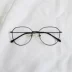 Kính không đều khung kính Nhật Bản khung kính cận thị đa giác kính có thể được trang bị gương kính máy tính chống bức xạ kính mát Kính đeo mắt kính