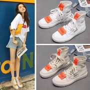 Giày cao vải nữ lưới thoáng khí Harajuku ulzzang Hàn Quốc phiên bản hip hop hip hop giày thể thao nữ sinh viên giày