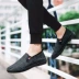 2018 xu hướng mới giày thường thời trang giày thở nông miệng thấp để giúp giày phẳng người đàn ông giày cũ Bắc Kinh giày vải