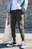 Fang Shao quần áo nam phong cách Hong Kong mùa xuân quần nam nhiều túi phiên bản Hàn Quốc của xu hướng thương hiệu quần ống đứng nam - Quần làm việc