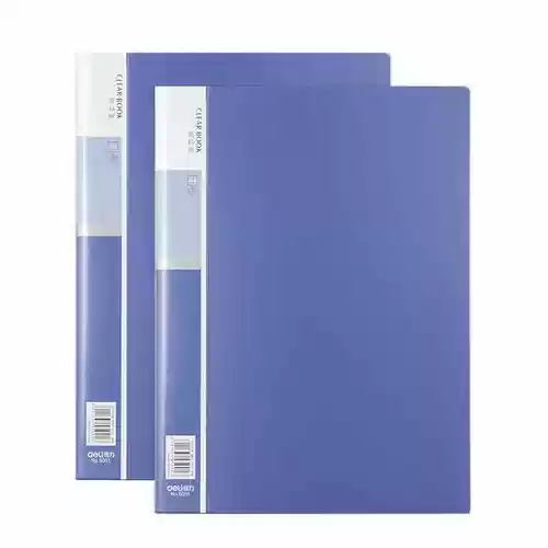 Deli 5001 Экономика книги данных Тип A4 Книга файлов Multi -Pages Дополнительные папки папки офис