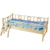 Muba đồ nội thất trẻ em đồ nội thất trẻ em tấm người thông giường loại giường trẻ em với hộ lan tôn sóng cậu bé cô gái rắn giường gỗ giường gấp gỗ Giường