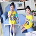 Cô gái ăn mặc mùa hè quần áo trẻ em nữ trẻ em mùa hè ăn mặc 2018 mới triều nước ngoài Hàn Quốc phiên bản của ngắn tay trẻ em váy giản dị