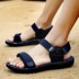 Giày sandal da nam mùa hè 2017 thủy triều phiên bản Hàn Quốc mới của đôi uyên ương sandal da nam Sandal