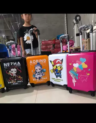 Универсальный детский чемодан подходит для мужчин и женщин, делается под заказ, 18 дюймов