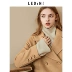 Áo khoác len đôi Lecho 2019 xuân hè mới dành cho nữ áo len ngắn nữ sinh viên Sen - Accentuated eo áo