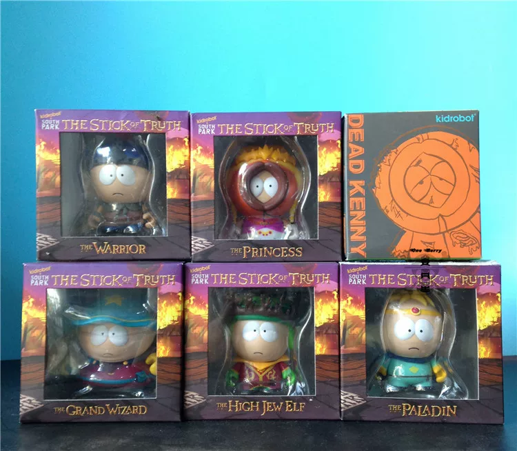 Виниловая фигурка (Kidrobot) Southern Park 1-го поколения — Paradise Park / Fatty Kenny, ПВХ 6–7 см