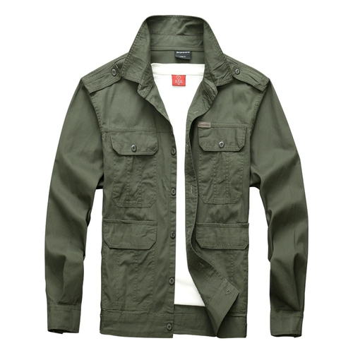 Летняя тонкая износостойкая камуфляжная дышащая хлопковая куртка для работы