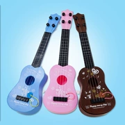Nhà máy trực tiếp cho trẻ em 4 dây mô phỏng guitar câu đố giáo dục sớm học nhạc cụ cung cấp đồ chơi bán hàng nóng - Đồ chơi nhạc cụ cho trẻ em