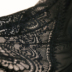 Lala của đào Lily Anna sexy màu đen trong suốt lưới ren micro-la dài tay áo sexy tie robe Night Robe