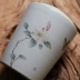 Vẽ tay thủ công đồ đá cổ trà hoa bướm nồi trà thức dậy trà kín lon Kung Fu bộ trà đen trà xanh - Trà sứ
