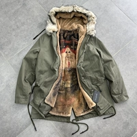 Комплект, плащ, куртка, пальто, в американском стиле, увеличенная толщина