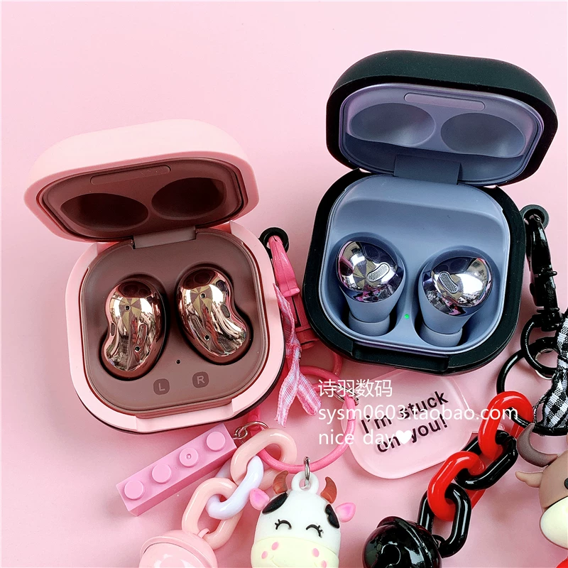 Чехол защитный для наушников Samsung Galaxy Buds Pro Bluetooth наушников, милый чехол для BUDS+ Live