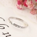 S925 sterling bạc nhẫn nữ mẫu sao phiên bản Hàn Quốc của nhẫn siêu xe đuôi nhẫn nhẫn ngón tay út nhẫn đôi nhẫn - Nhẫn nhẫn đôi đẹp Nhẫn