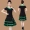 Trang phục khiêu vũ vuông mới dài tay mùa thu phù hợp với mùa hè Đầm dự tiệc ngắn tay áo sơ mi lớn váy xòe nữ trang phục - Khiêu vũ / Thể dục nhịp điệu / Thể dục dụng cụ giày múa cao gót