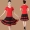 Trang phục khiêu vũ vuông mới dài tay mùa thu phù hợp với mùa hè Đầm dự tiệc ngắn tay áo sơ mi lớn váy xòe nữ trang phục - Khiêu vũ / Thể dục nhịp điệu / Thể dục dụng cụ