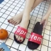 Phiên bản tiếng Hàn mới của supe tiếng Anh dép dày đáy biển nữ mùa hè mềm mại thời trang đáy dép mát mẻ trượt sandal nữ đi học Dép