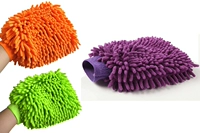 Двухстороннее ультра -плотное волокно -коралловый коралловый червь Снежный автомобиль для мытья перчатки для мытья машины очищают перчатки, чтобы предотвратить царапину