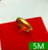 Nhẫn vàng cát không phai của Việt Nam đồng tiền vàng dày đôi vàng đôi nam nữ nhẫn 24K nhẫn mạ vàng trang sức cưới