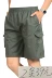 Trung niên bông quần short nam năm quần cộng với phân bón để tăng lỏng cao eo mỏng bãi biển 5 quần mỏng quần cha