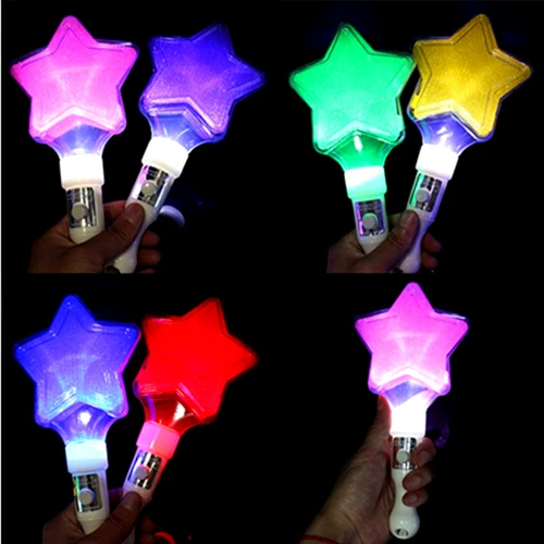 Джей Чоу светодиод Пентагон Светящаяся палочка концерт Корпоративная звезда Пентагона Флэша Стинка Светящаяся палка