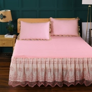 Mùa hè chống trượt công chúa giường ngủ váy đơn mảnh ren giường ga trải giường 1.8x2.0x2.2m trải giường - Váy Petti
