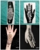 Tattoo phun body painting dán mẫu mô hình lớn không thấm nước lâu dài nam giới và phụ nữ sáng tạo rỗng vẽ tay dán mẫu hình xăm dán 3d lâu phai Vẽ trên cơ thể