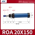 Kích thước lỗ khoan xi lanh thủy lực mini dòng RO ROB/ROA/ROC20 sản xuất xi lanh thủy lực Xy lanh thủy lực