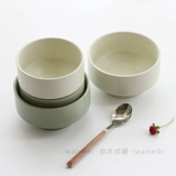 Iwai Chengyi Korea ins Matte Talk Bowl Retro и простая рисовая миска маленький суп чистый цвет йогурт миска