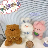 Плюшевый кролик, игрушка, тряпичная кукла для сна, подушка, популярно в интернете, с медвежатами, подарок на день рождения