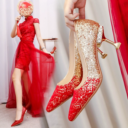 Свадебные туфли на высоком каблуке, обувь для невесты, для подружки невесты