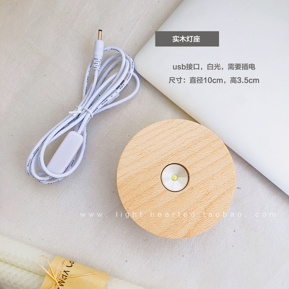Solid Wood (USB Plug-in)Immortal flower  Dried flower Botany specimen float bottle 520 lover mother festival gift confidante Birthday gift