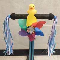B.Duck, детский велосипед, аксессуар, разноцветный самокат, игрушка «Ветерок», украшение, колокольчик