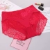 New Mudale nữ chất béo MM đồ lót ren phần lớn cộng với phân bón XL cao eo đỏ năm nay của các tóm tắt bộ đồ lót nữ de thương Eo cao