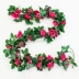 Mô phỏng hoa hồng giả mây đám cưới trong nhà phòng khách treo tường hoa lụa trang trí hoa mẫu đơn cây nho xanh - Hoa nhân tạo / Cây / Trái cây