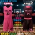 Single-layer hai mặt đồng phục bóng rổ tùy chỉnh nhóm mua chàng trai và cô gái trò chơi bóng rổ thể thao đào tạo vest DIY in ấn