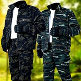 Камуфляжные осенние износостойкие штаны для работы