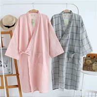 Nam giới và phụ nữ của các cặp vợ chồng áo bông mùa xuân và mùa hè phần dài Nhật Bản kimono han bông đôi gạc áo choàng tắm shop đồ ngủ đẹp giá rẻ