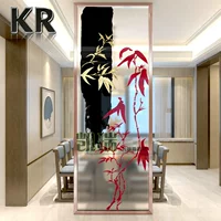 Окрашенное глянцевое матовое классическое резное украшение для гостиной, китайский стиль